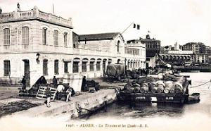 Alger - Douane et Quais - 1912